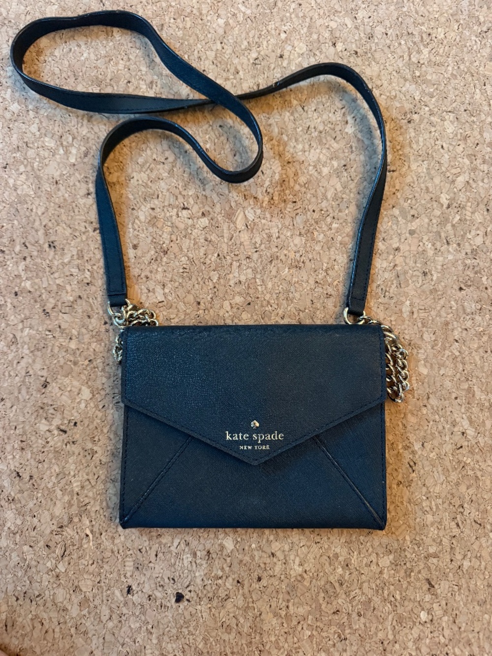Kate Spade Envelope Clutch Black